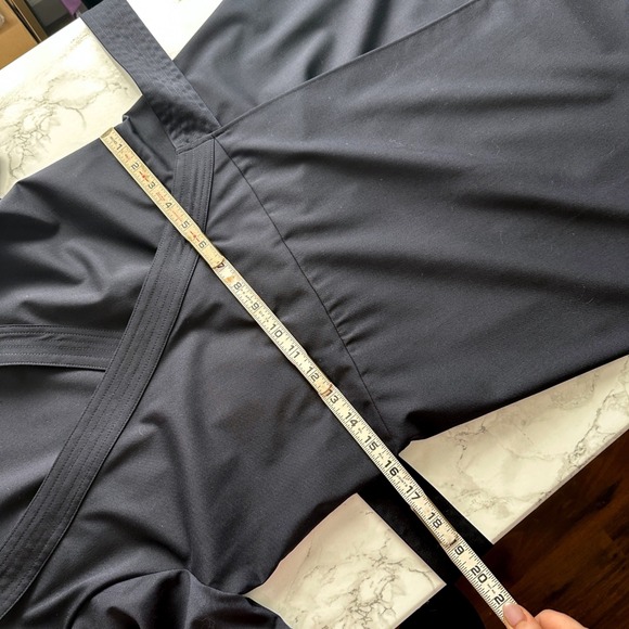 Soeur Phenomene Navy Blue Short Sleeve Wrap Midi Dress FR Size 36 US Size 4 NEW - Picture 14 of 15